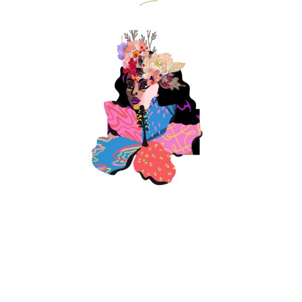 woman with flowers Thumbnail